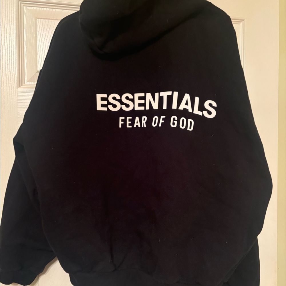 Fear of God Essentials Black Sweatshirt